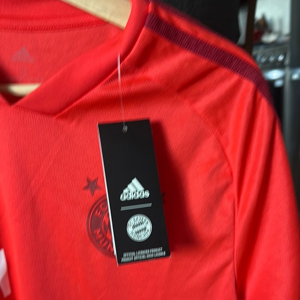 Adidas Red Performance Jersey Jacket - image 1